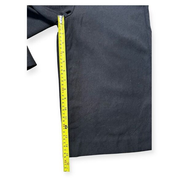 Nili Lotan Shorts Women’s 00 Ezra Wide-Leg Virgin Wool Crepe Black Issue 2609988 - Picture 6 of 9